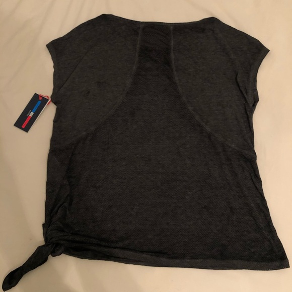 Tommy Hilfiger grey sports top - Picture 4 of 5